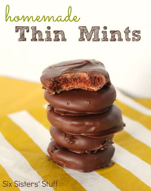 Homemade Thin Mint Cookie Recipe