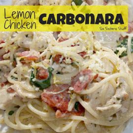 lemon chicken carbonara recipe