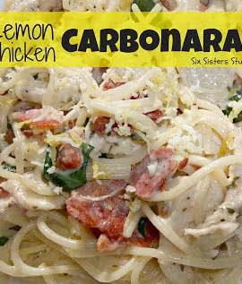 lemon chicken carbonara recipe