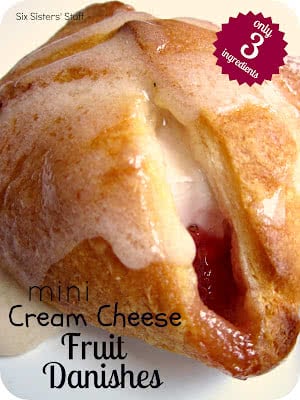 Mini Cream Cheese Fruit Danishes Recipe