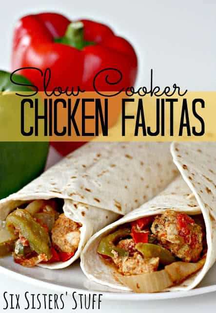 slow cooker chicken fajitas