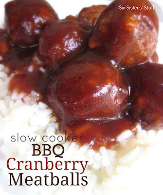 Slow Cooker BBQ Cranberry Meatballs Recipe