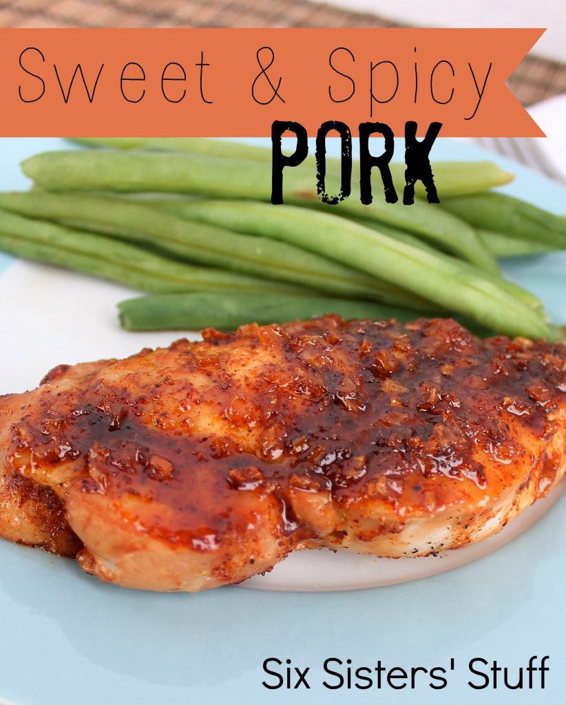 Sweet and Spicy Pork Recipe | Six Sisters' Stuff