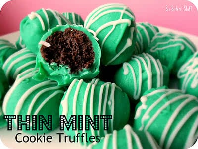 no-bake thin mint cookie truffles recipe