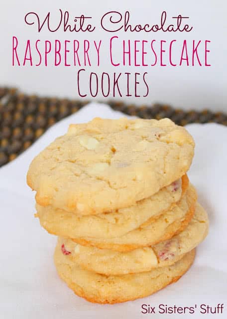 White Chocolate Raspberry Cheesecake Cookies Recipe