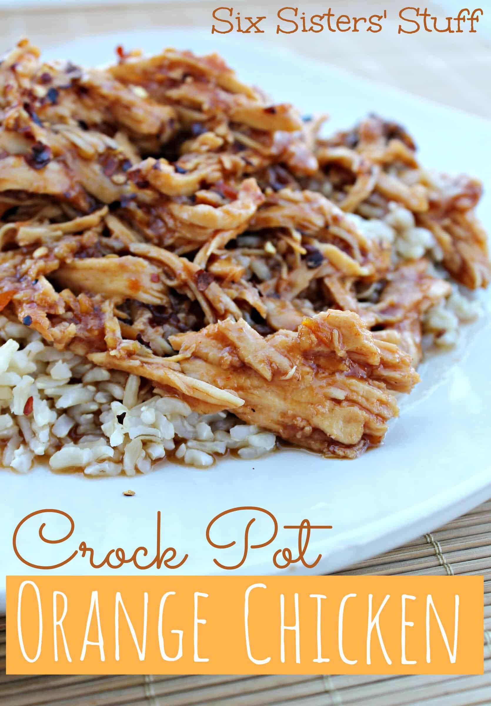 Crock Pot Orange Chicken