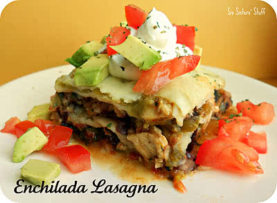 Chicken Enchilada Lasagna Recipe