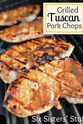 BEST Pork Chop Marinade {for Grilling} | Six Sisters' Stuff