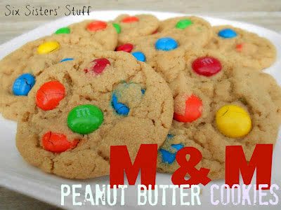 Peanut Butter M & M Cookies