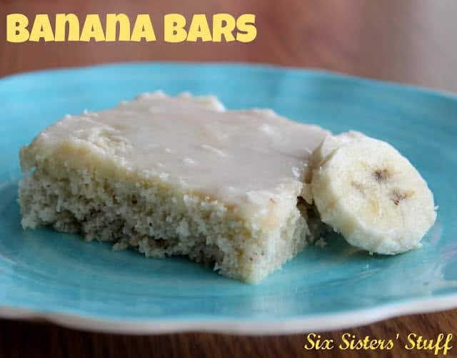 Banana Bars Recipe