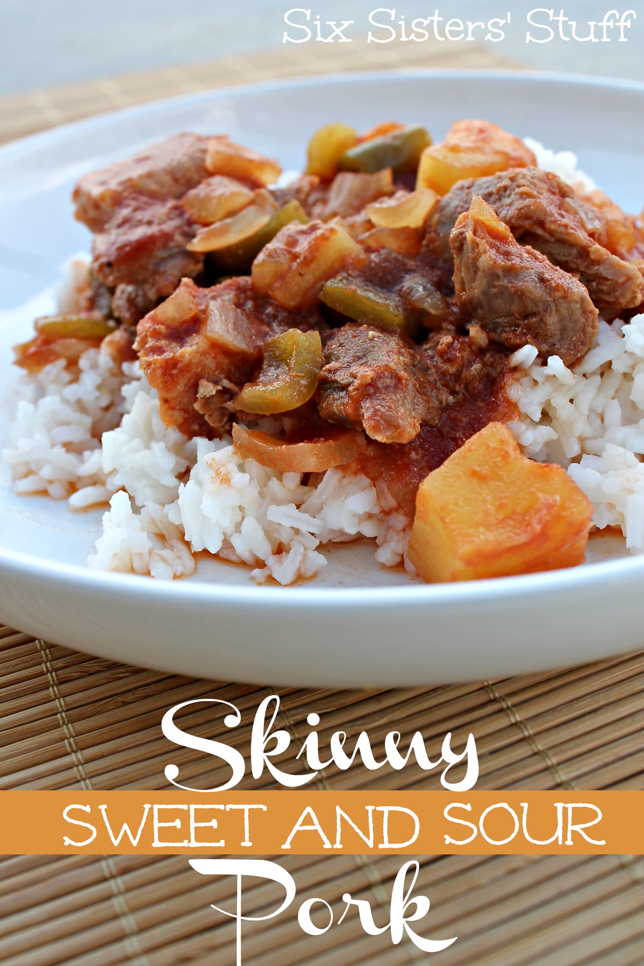 Skinny Slow Cooker Sweet and Sour Pork