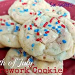 4th of july firework cookies