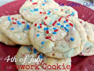 4th of July Firework Cookies Recipe