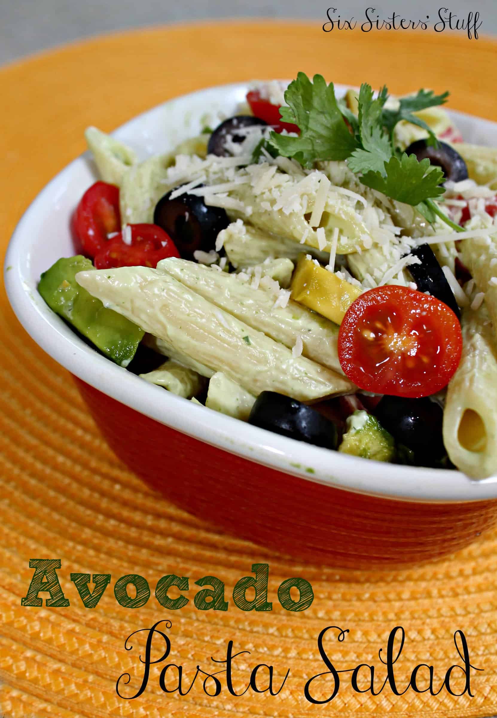 Avocado Pasta Salad Recipe