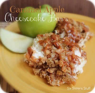 Caramel Apple Cheesecake Bars Recipe & Smart Balance Contest