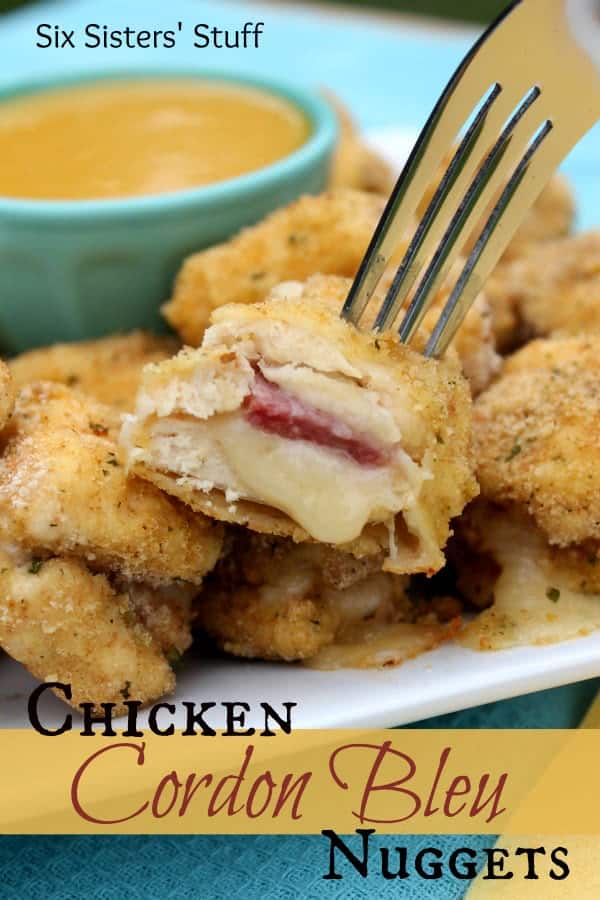 Chicken Cordon Bleu Nuggets Recipe