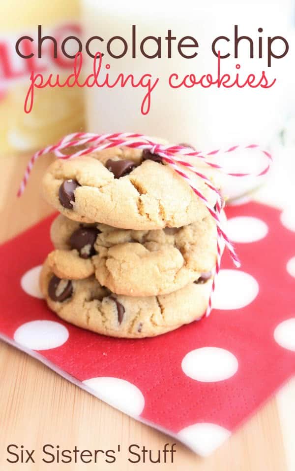 Chocolate Chip Pudding Cookies Recipe Six Sisters' Stuff