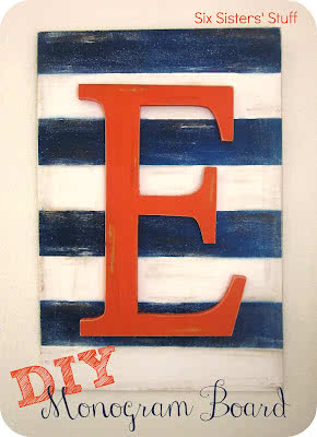 DIY Monogram Board Tutorial