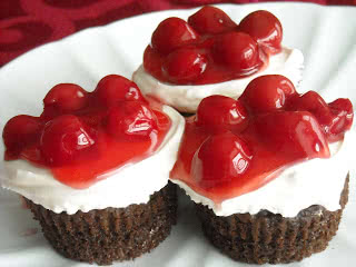 Black Forest Cherry Cupcake Recipe
