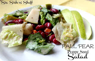 Healthy Meals Monday: Fall Pear Poppy Seed Salad