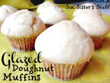 glazed doughnut muffins