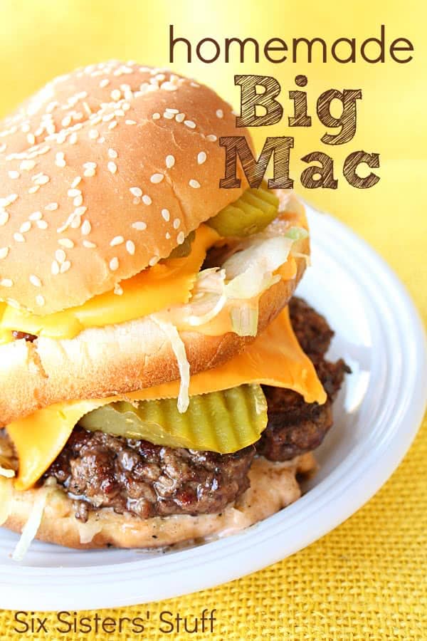 Homemade Copycat Big Mac Recipe