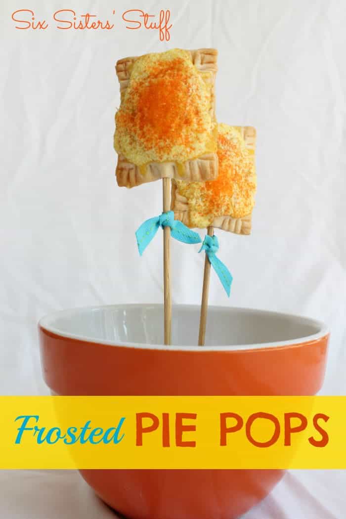 Frosted Pie Pops