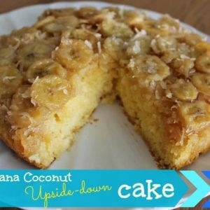 Banana Coconut Upside-Down Cake_image