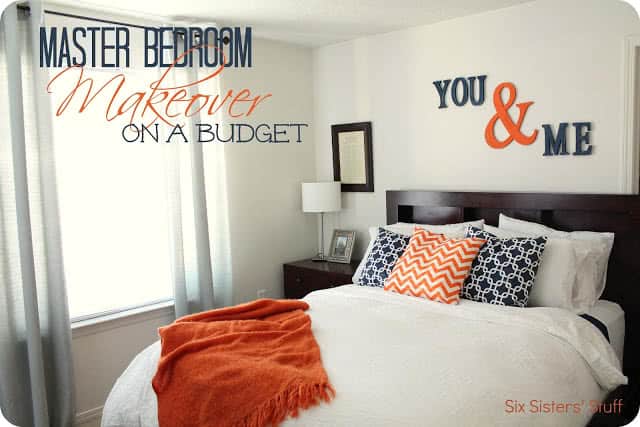 master bedroom makeover on a budget | six sisters' stuff