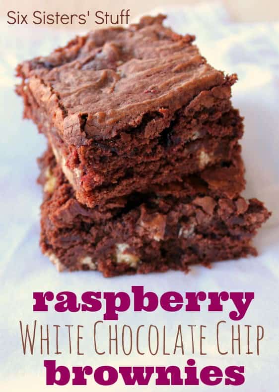 Raspberry White Chocolate Chip Brownies Recipe