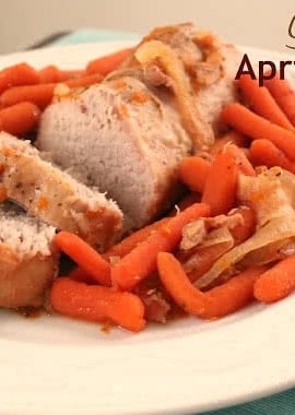 slow cooker apricot glazed pork