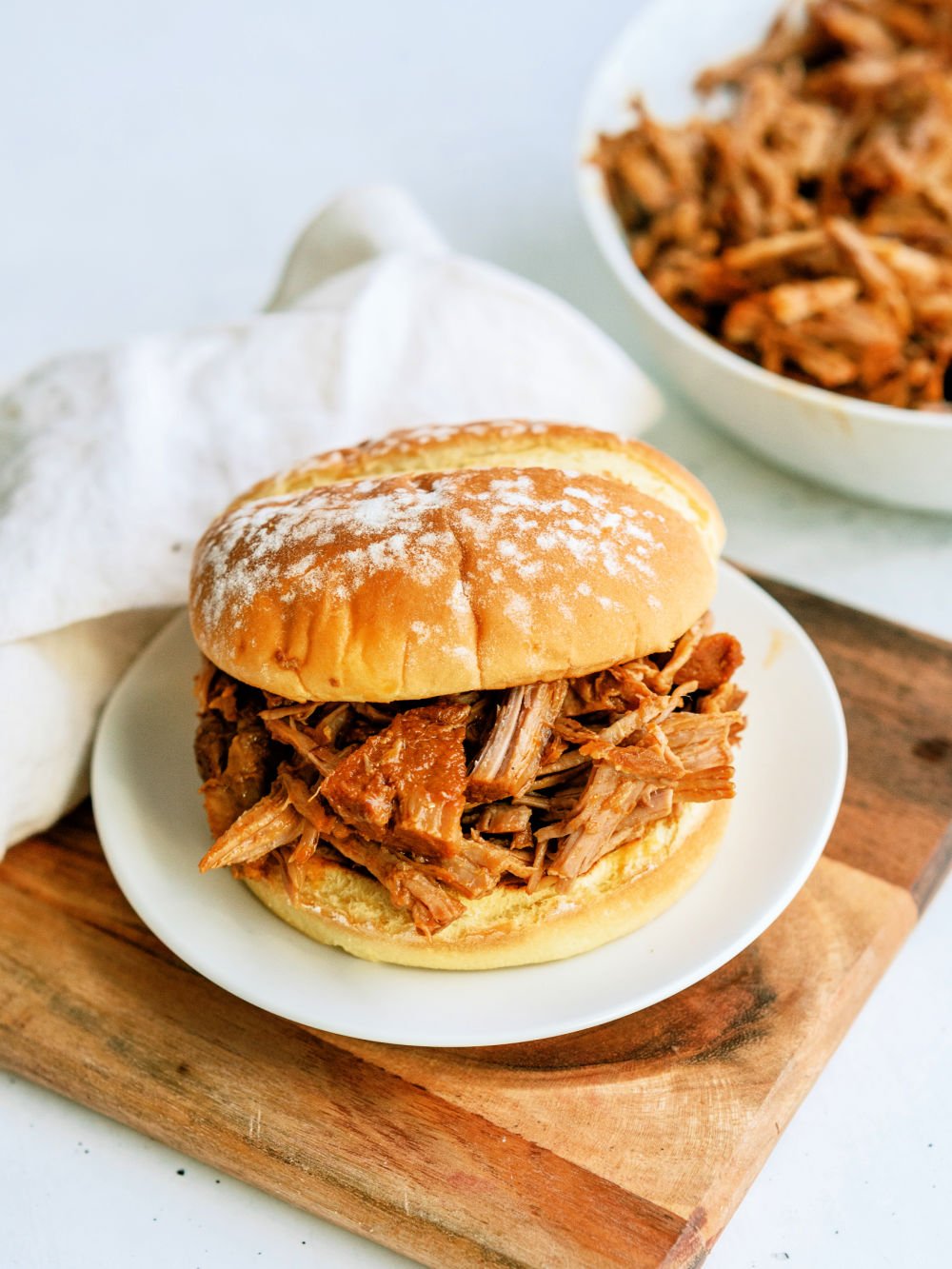 Slow Cooker BBQ Apricot Pulled Pork Sandwiches Recipe