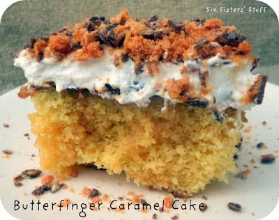 Butterfinger Caramel Cake Recipe