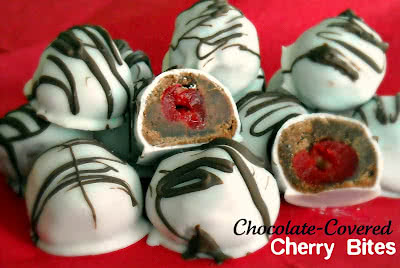 Chocolate Covered Cherry Bites Cookies