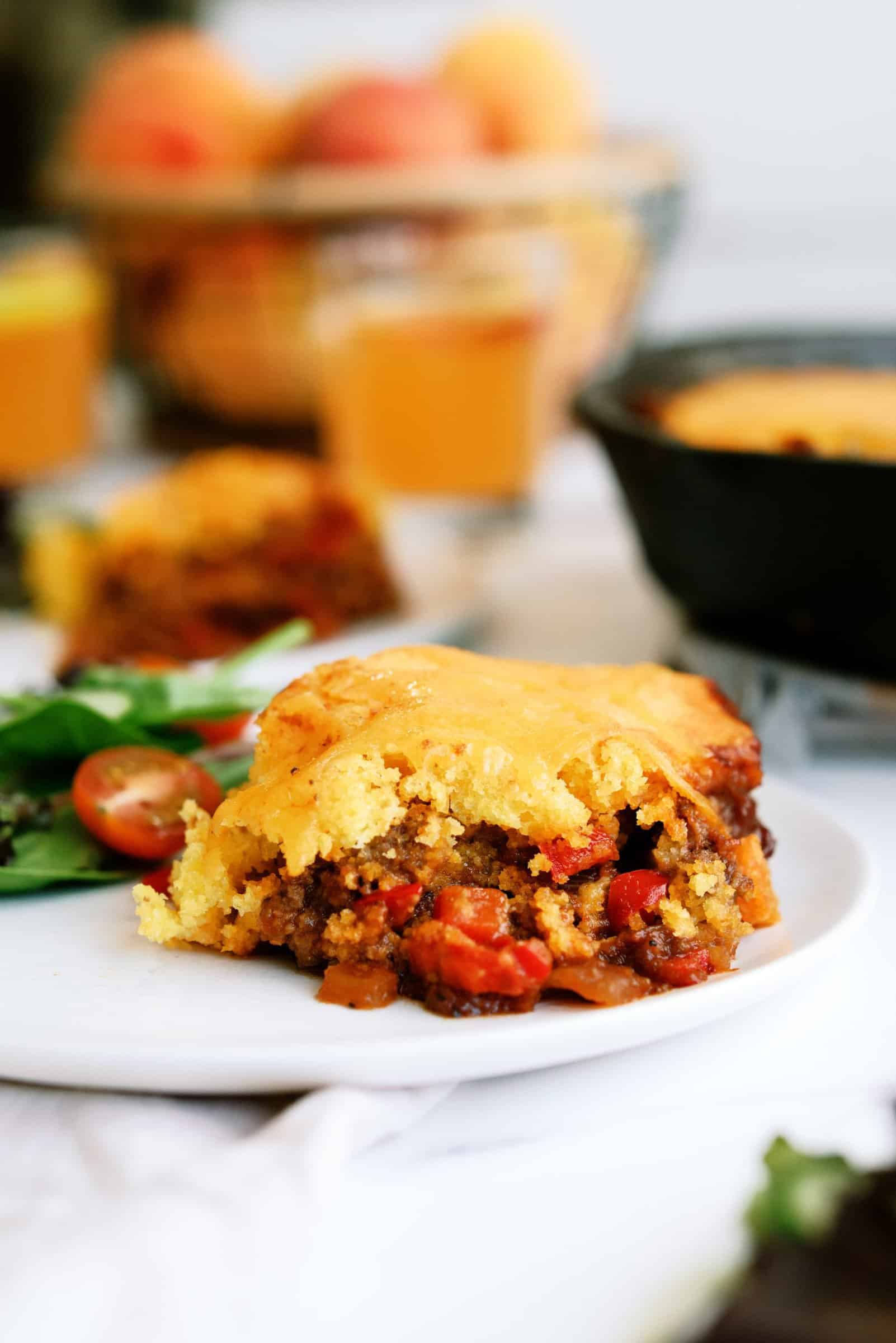 Cornbread Sloppy Joe Casserole Recipe