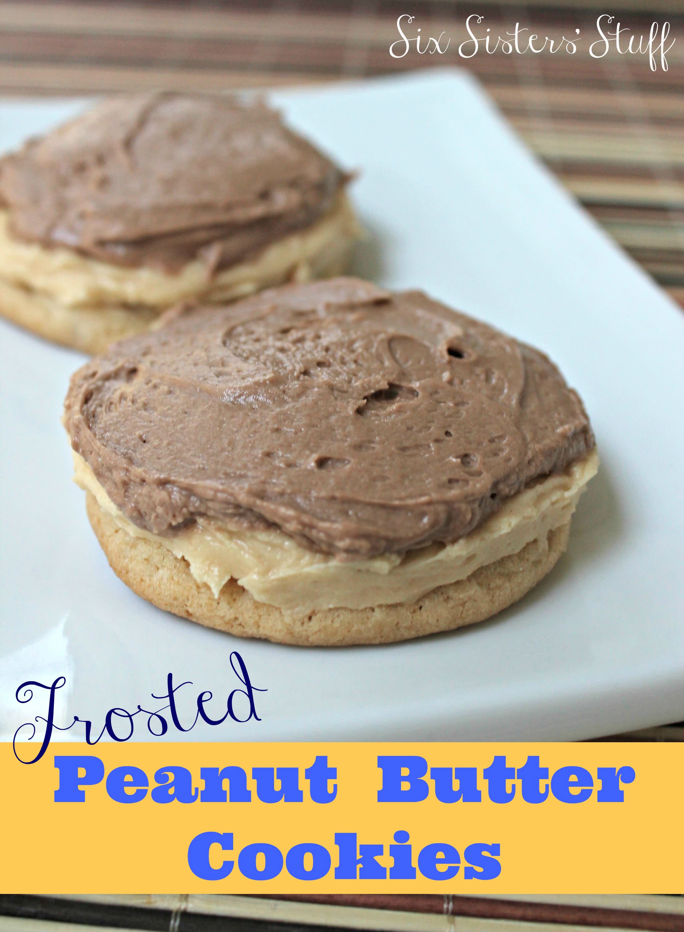 Cutler’s Frosted Peanut Butter Cookies