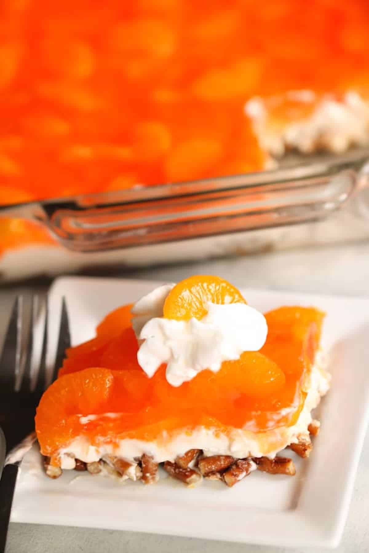 Mandarin Orange Pretzel Salad