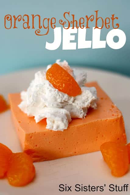 Orange Sherbet Jello