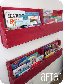 Pallet Bookshelves Tutorial