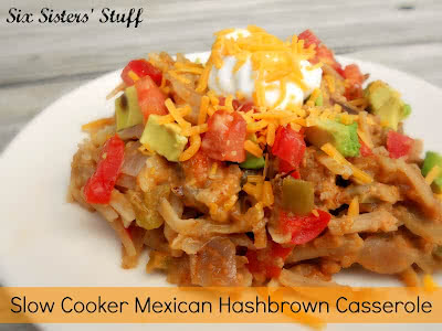 slow cooker mexican hashbrown casserole
