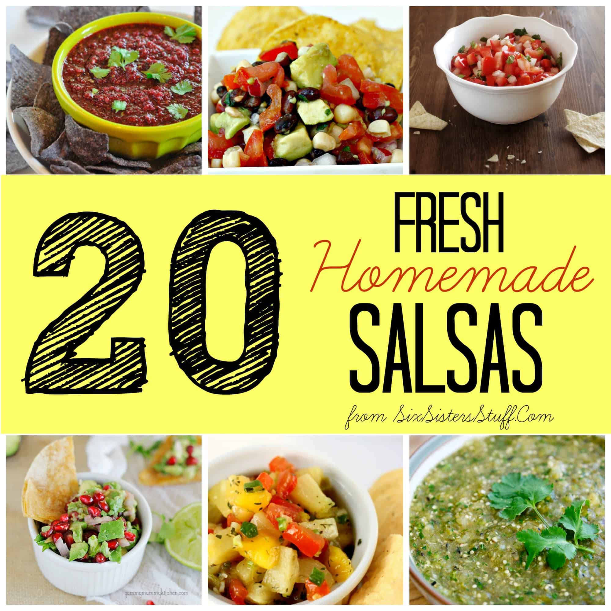 20 Fresh Homemade Salsas