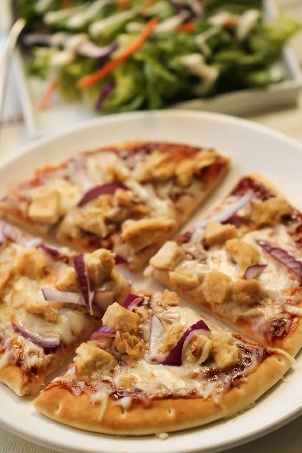 BBQ Chicken Pizza in 10 Minutes