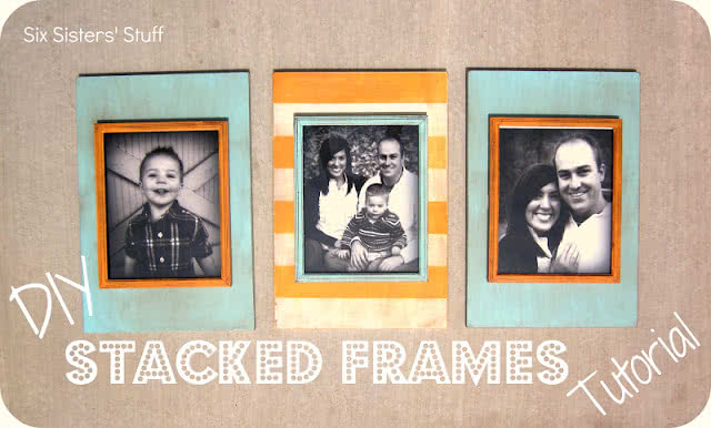 DIY Stacked Frames Tutorial