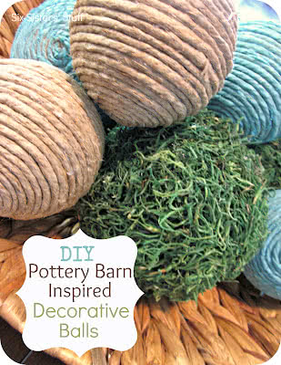 DIY Pottery Barn Inspired Decorative Balls