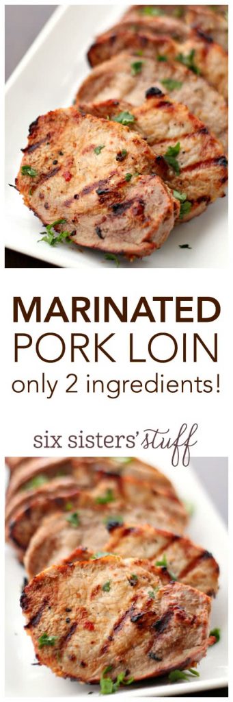 Marinated Pork Loin from SixSistersStuff