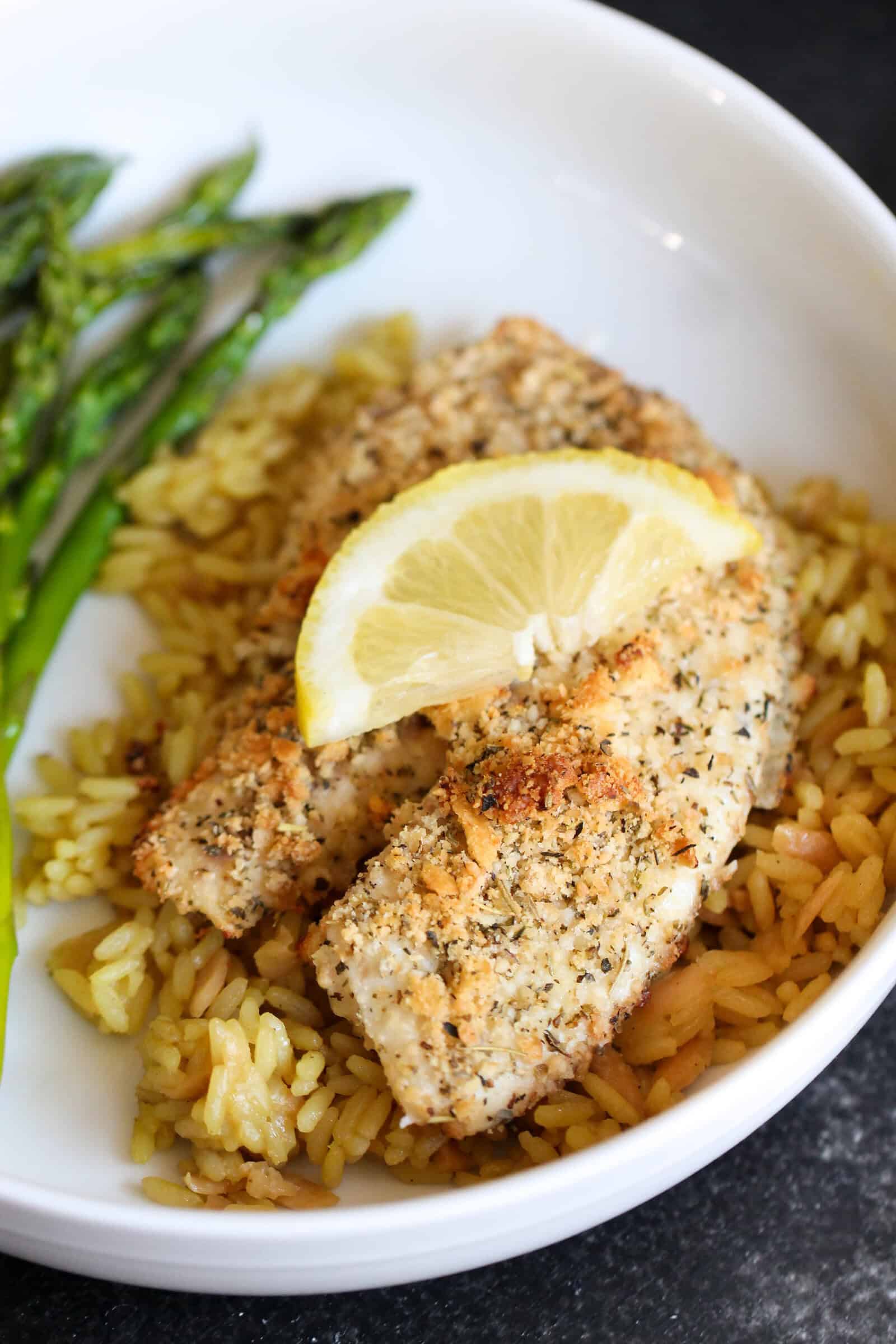 Parmesan Crusted Tilapia