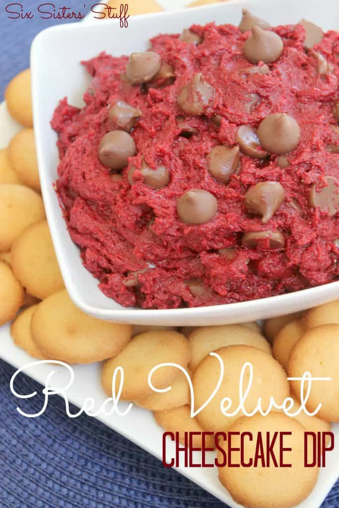 red velvet cheesecake dip