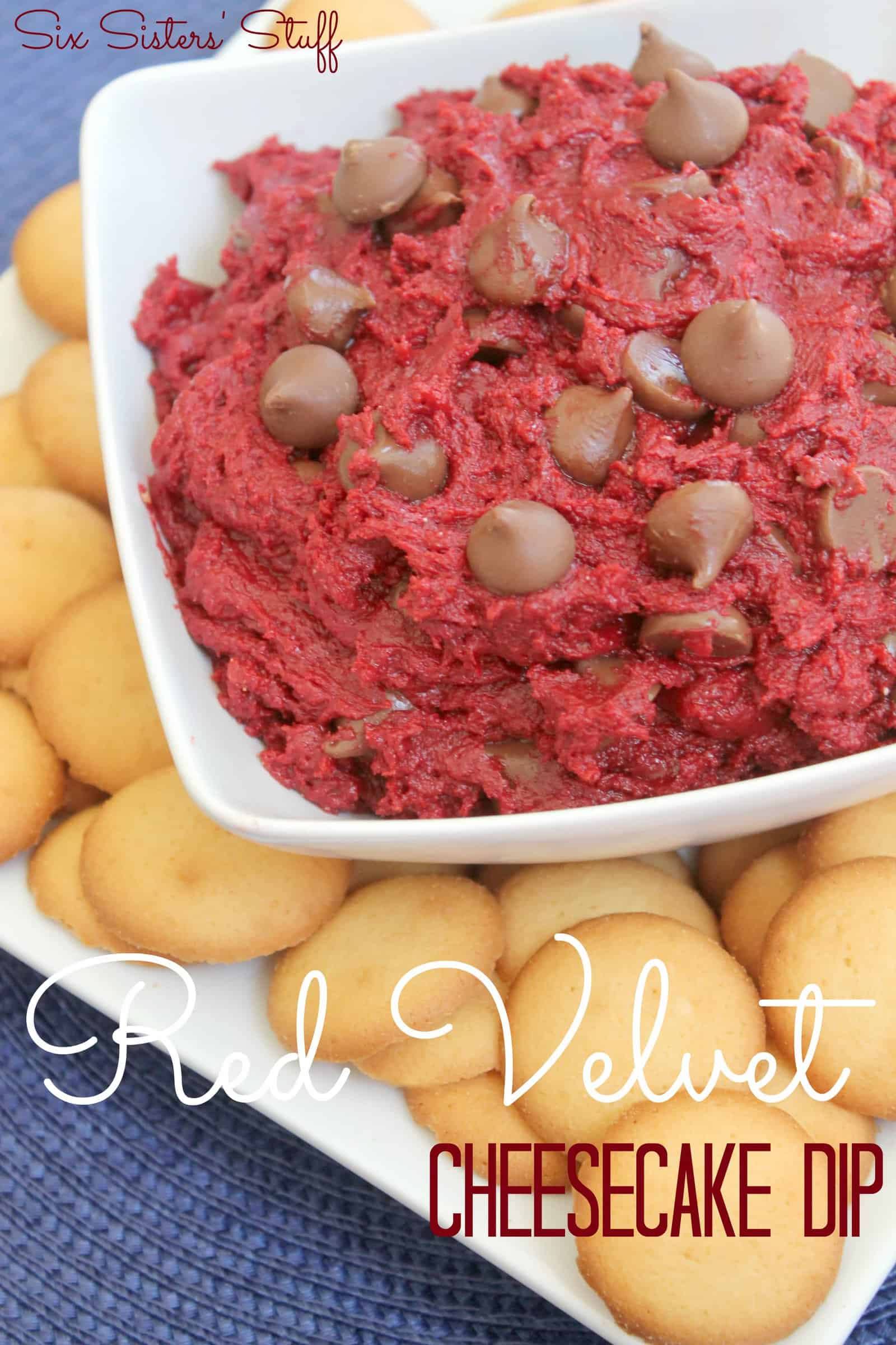 Red Velvet Cheesecake Dip