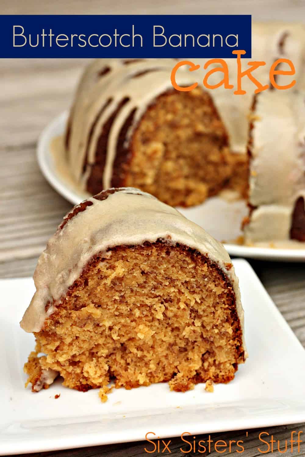 Butterscotch Banana Bundt Cake Recipe