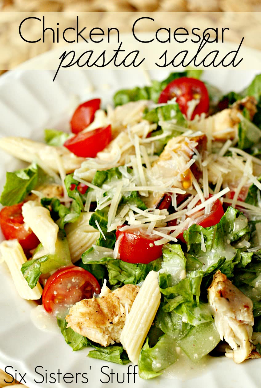 Grilled Chicken Caesar Pasta Salad Recipe
